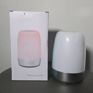 Timed Led Alarm Clock Light Bedside Night Light Touch Night Lamp